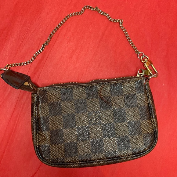 Louis Vuitton Damier Ebene Mini Pochette - Picture 1 of 7